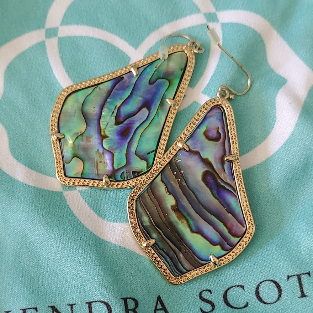 Kendra Scott Abalone Earrings - Picture 2 of 3
